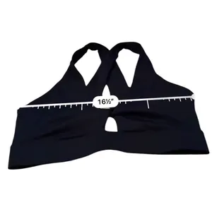 Fabletics Oasis Twist Sports‎ Bra Womens M Black Medium Impact Cross Back thumbnail 5