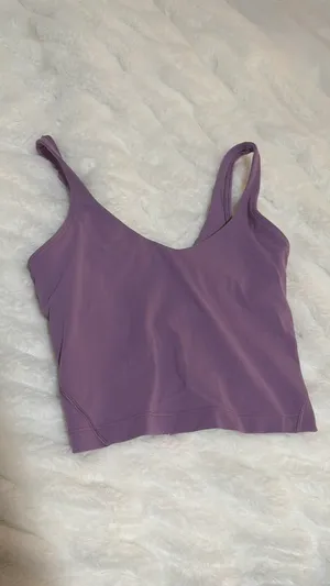 Lululemon Align Crop Tank Top Wisteria Purple thumbnail 3