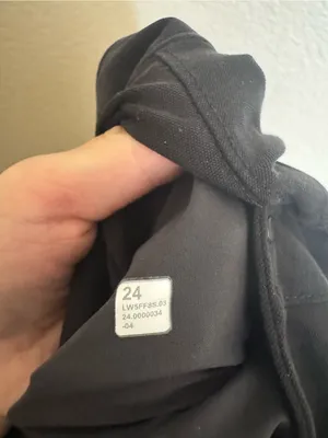 Lululemon City Sleek Barrel Leg Pant Sz 24 in‎ Black Utilitech thumbnail 8