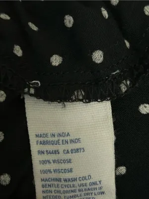 American Eagle Black Polka Dot Button-Front Skirt XS thumbnail 7