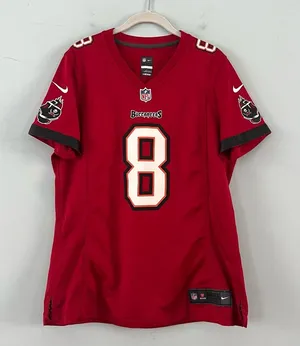 Tampa Bay Buccaneers Mike Glennon Nike On‎ Field Womens Red NFL Football Jersey thumbnail 1