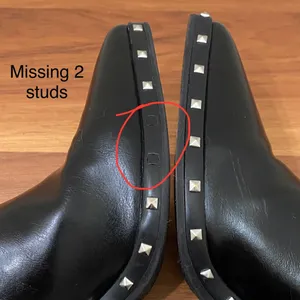 CHARLES by Charles David Dodger Black Pointy Studded Chunky Chelsea Booties 6.5 thumbnail 13