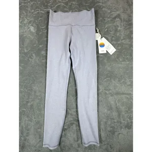 Vuori Clean Elevation Legging Rain Heather Gray Womens Small Wide Waistband New thumbnail 3