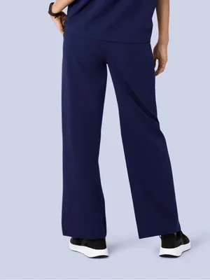 Wide-Leg Women's Pants in Navy - Comfortable Everyday Style thumbnail 8