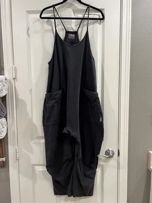 Free People Movement Hotshot Onesie – Washed Black – Size XS thumbnail 2