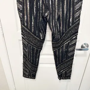 Calypso St. Barth Sequin Embellished Silk Jogger Pants thumbnail 7