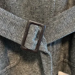 LOFT Tweed Button Placket Tie Waist Blazer, 6 thumbnail 8