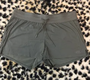 The North Face Olive Performance Running Shorts thumbnail 1