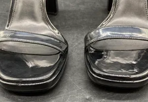 Michael Kors Black Patent Block Heel Sandals thumbnail 2