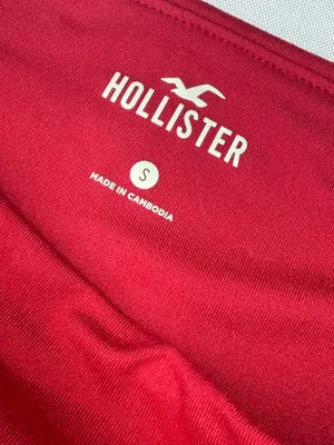 Hollister Top Crop Red Small thumbnail 3
