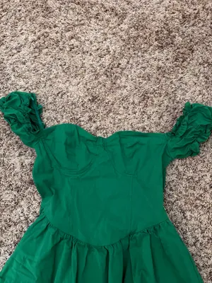Green mini dress thumbnail 2