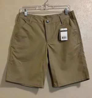 NWT Carhartt Women's Rugged Professional Series Canvas Work shorts sz 8 thumbnail 1