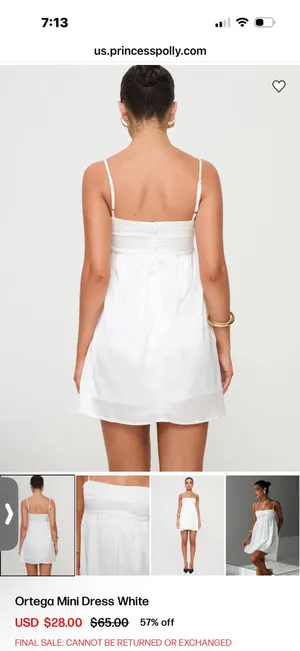 Princess Polly Ortega mini dress thumbnail 6