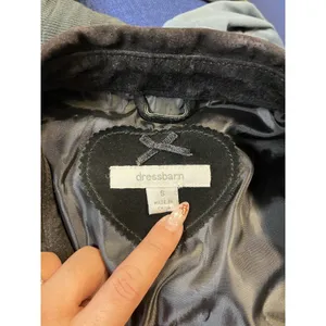 Y2K‎ Dress Barn Black Suede Leather Jacket Women’s Small Snap Front Boho Western thumbnail 9