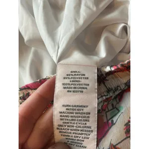 Nanette Lepore coastal Beachy maxi skirt Large boho vacation tropical thumbnail 5