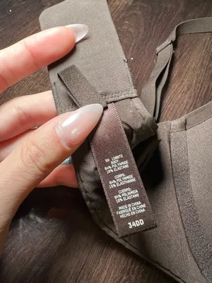 Skims Wireless Form Super Push Up Brown Bra Size 34DD thumbnail 9