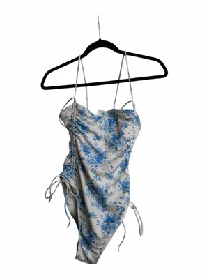 Wild Fable Women's Extra High Leg Cheeky Adjustable Tunneled Side One Piece Swim thumbnail 6