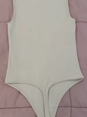 Aritzia Babaton Contour Muscle White bodysuit, size XS minimalist quiet luxury thumbnail 10