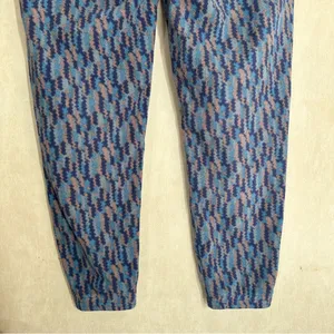 Patagonia Women’s Micro D Joger Fleece Pants Pull On Drawstring in Trees Ikat M thumbnail 7
