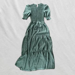 Elegant Green Maxi Dress thumbnail 2