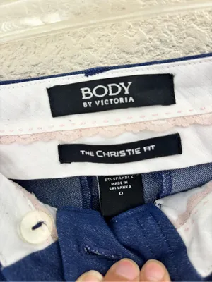 Victoria's Secret Blue Boot-Cut Dress Pants thumbnail 2