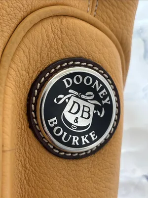 Dooney & Bourke All Weather Leather 2 (AWL 2) mustard yellow Satchel /Crossbody thumbnail 4