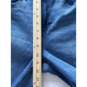 American Eagle Blue Ripped Mom Distressed Jeans Denim Stretchy Sz 6 thumbnail 8