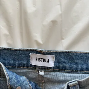 Pistola Frayed Hem Jean Shorts in Light‎ Blue thumbnail 2