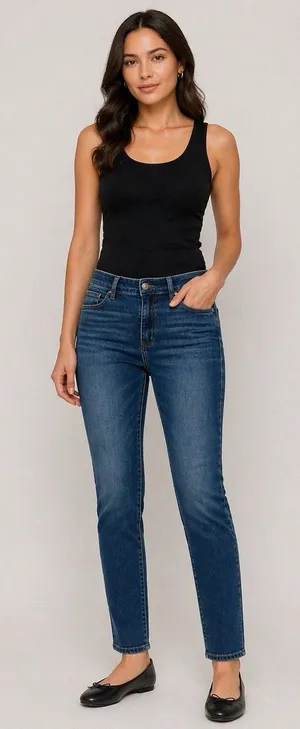 Abercrombie Fitch Skinny Stretch Blue Denim Jeans Size 6R 28 x 29 thumbnail 1