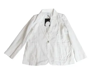 Tuckernuck Studio McGee White Linen Blend Blazer Pockets XX-Large Women's NWT thumbnail 1