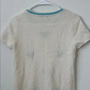 J.Crew 100% Cashmere Embroidered Tennis Top Size: S thumbnail 7