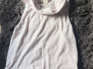 Free People Sleeveless Cowl Neck Tank Top - Light Pink thumbnail 3