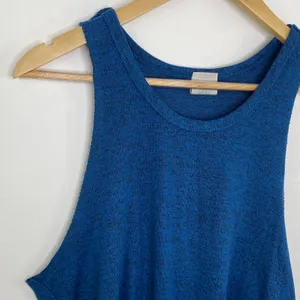 Free People‎ We The Free Blue Cut Off Tank Top Womens XS Marled Summer Basic thumbnail 4