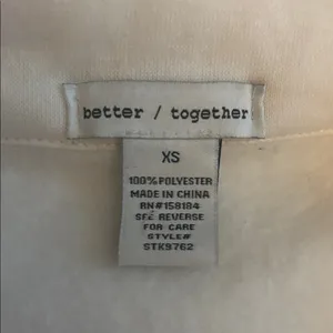 Better Together Cream Half-Zip Pullover Women XS thumbnail 2