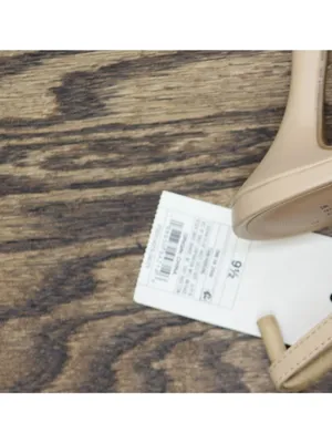 NWT A New Day Abigail Pleated Mesh Slingback Heels 94462855 Tan Brown 9.5M thumbnail 10