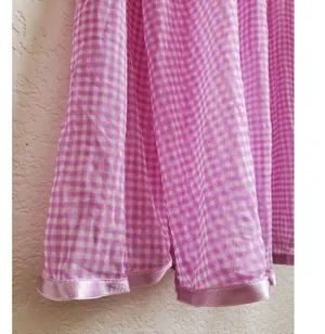 Victoria's Secret Babydoll Women Medium Bow Slip Semi Sheer Cami Pink Silky Trim thumbnail 8
