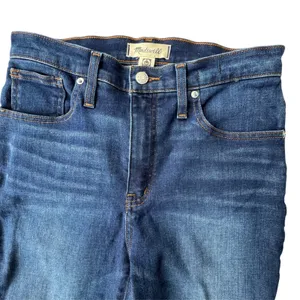 Madewell 10in High Rise Skinny Jeans Womens 28 Dark Indigo Denim Indie Sleaze thumbnail 3