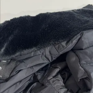 Zara woman down black jacket EUC thumbnail 6