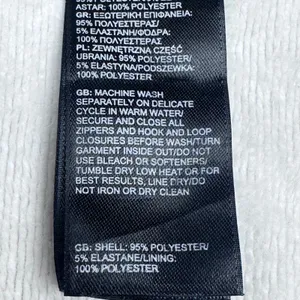 The North Face Fleece Jacket Womens XXL Light Gray Full Zip‎ Mock Neck NV 392125 thumbnail 6