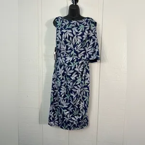 JS Collection Halle Cape MIDI Dress Size 6 NWT thumbnail 2
