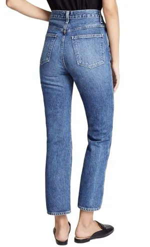 AGOLDE Denim Women’s Size 25 Placebo Blue High Rise Pinch Waist Kick Jeans thumbnail 3
