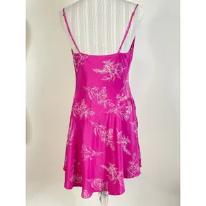 ASTR The Label Pink Dancing Queen Draped Neckline Floral Mini Dress Size Med thumbnail 6