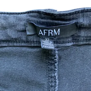 AFRM Huxley Bootcut Jean Womens Sz 32 Grey High Rise Y2K thumbnail 4