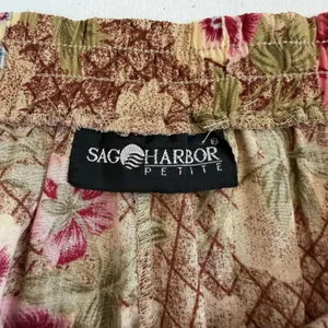 Vintage Sag Harbor pull on button down relaxed midi cottagecore 90s skirt petite thumbnail 4