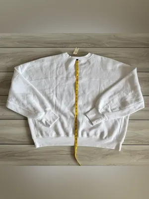 Offline by Aerie Cloud Fleece Sweatshirt White XXL NWT thumbnail 3