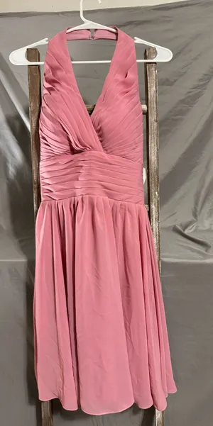 Pink formal dress Size 6 thumbnail 1