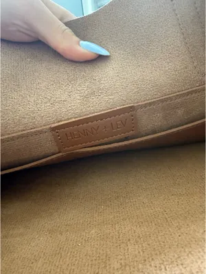 Henny + lev camel brown tote bag  thumbnail 3