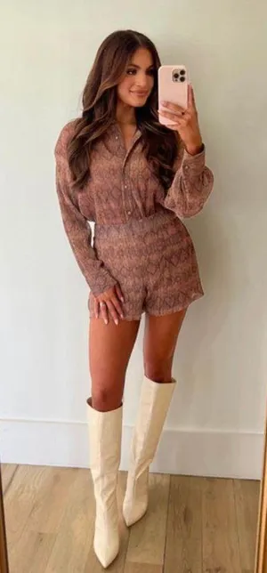 These Three Boutique Brown Set thumbnail 1