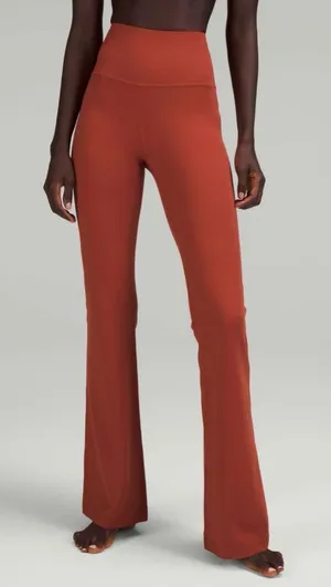 Lululemon Groove Super-High-Rise Flared Pants in Cayenne Size 2 Yoga Pilates thumbnail 1