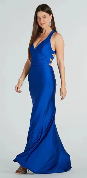 Windsor Lace Up Prom Dress thumbnail 1